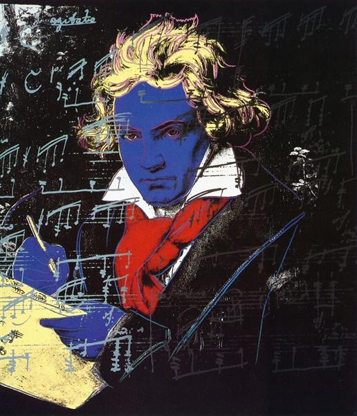 Seni Pop Beethoven oleh Andy Warhol, 1987