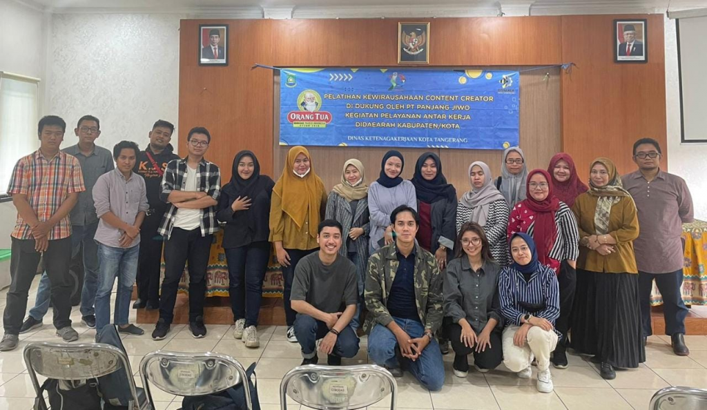 Disnaker Tangerang & GeTI Incubator Gelar Pelatihan Content Creator di Kec. Cibodas, Tangerang