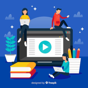 Ilustrasi konten edukasi.