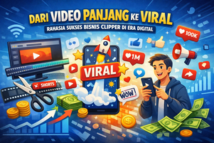 GETI - Bisnis Clipper di Era Digital Cara Mengubah Video Panjang Menjadi Viral
