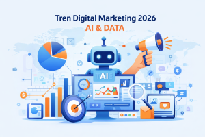 tren digital marketing 2026 berbasis AI dan data