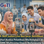 Siswa SMK Multicomp Depok Kuasai Teknik Live Streaming dan Ikuti Ujian Sertifikasi Bersama LPK GETI