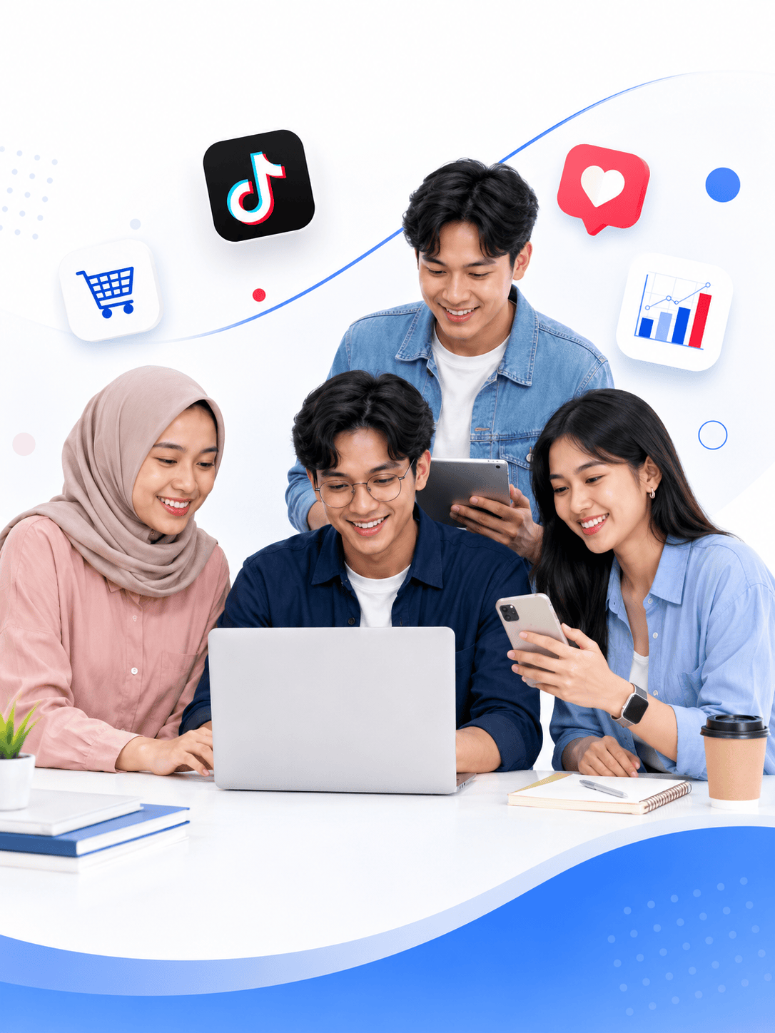 Mahasiswa mengikuti Program PMP Digital Marketing dan Social Commerce